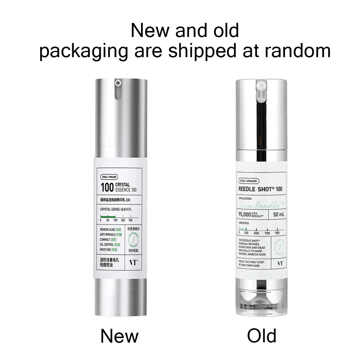 VT COSMETICS CICA Reedle Shot,Multi-Size Options,Centella Asiatica,Intense Hydration,Korean Skincare,K-Beauty,Korean Makeup